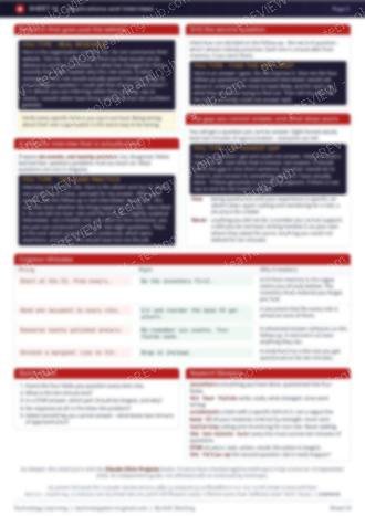 Page 2 of the Applications and Interviews cheat sheet