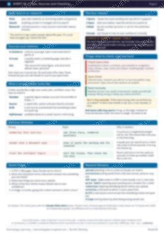 Page 2 of the Files, Sources and Checking cheat sheet
