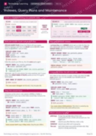 Page 1 of the Indexes, Query Plans and Maintenance cheat sheet