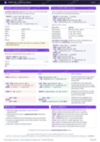 Page 2 of the Joining Tables cheat sheet