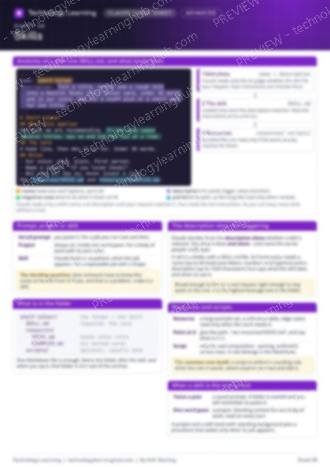 Page 1 of the Skills cheat sheet