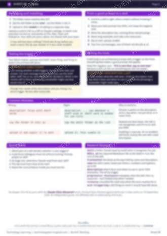 Page 2 of the Skills cheat sheet