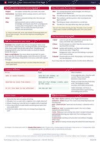 Page 2 of the Your Voice and Your First Week cheat sheet